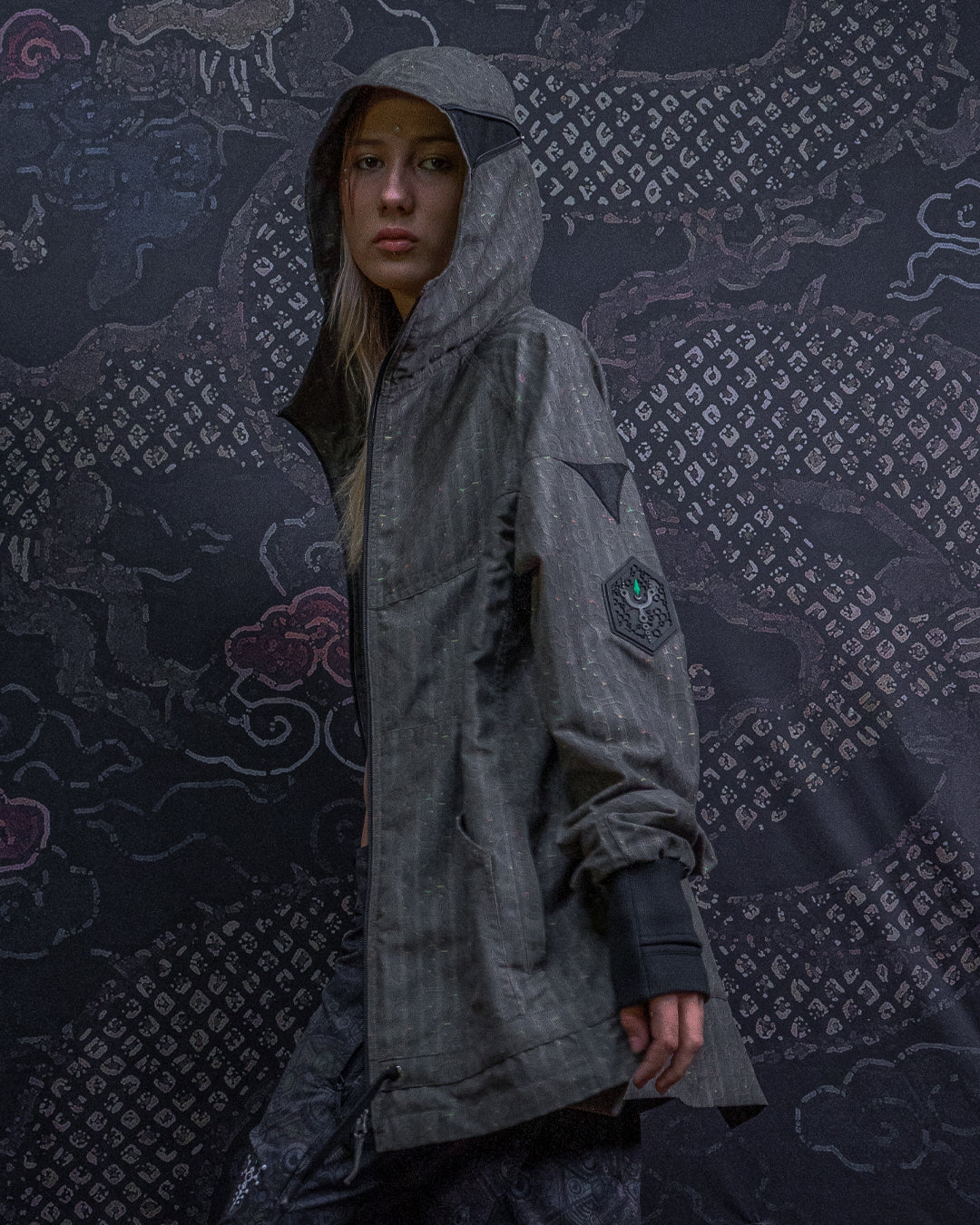 Hoodie Men / NEPTUNE Microfiber - REBIRTH OF IKARO Forest